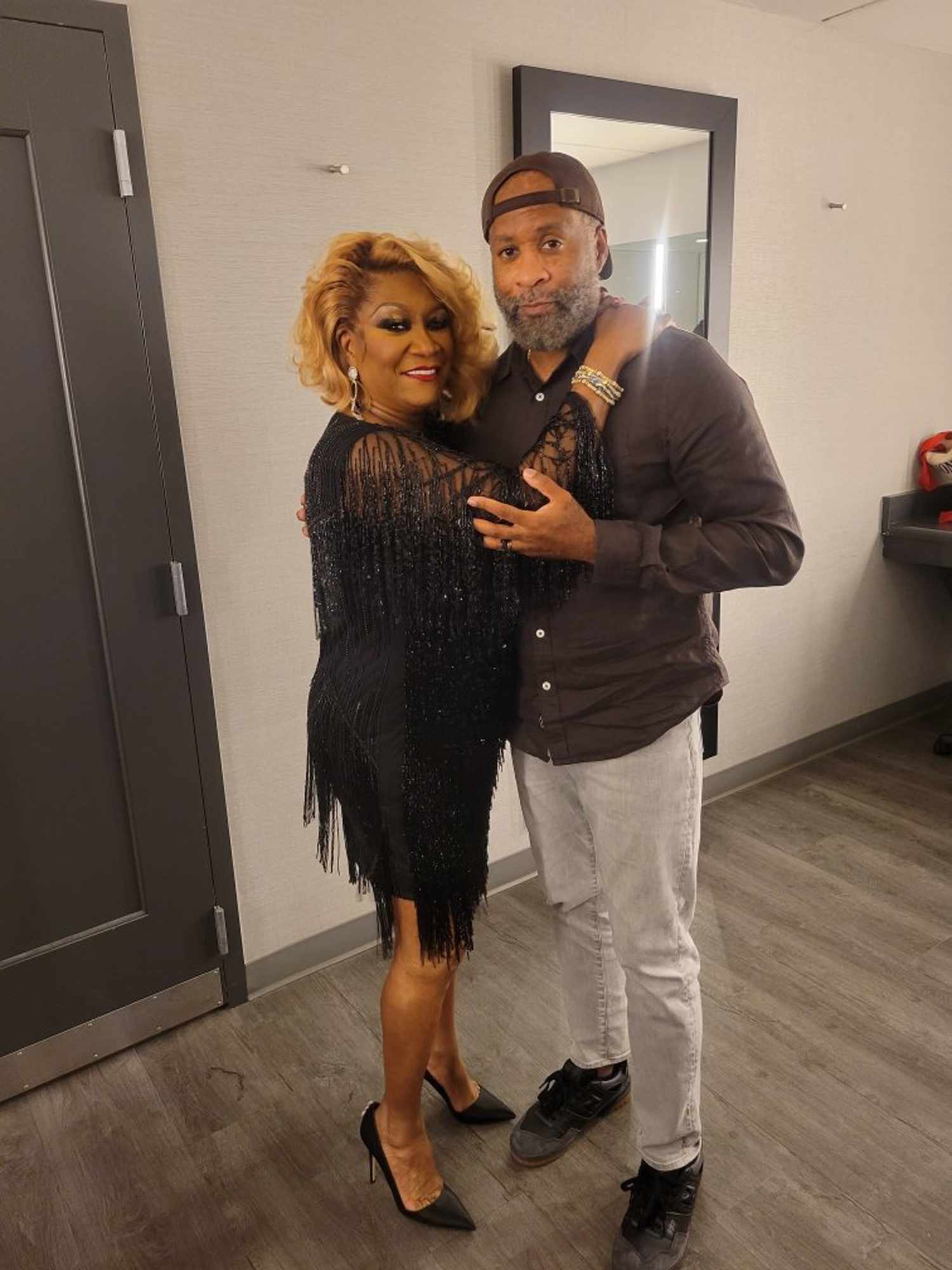 Patti Labelle and her son Zuri.