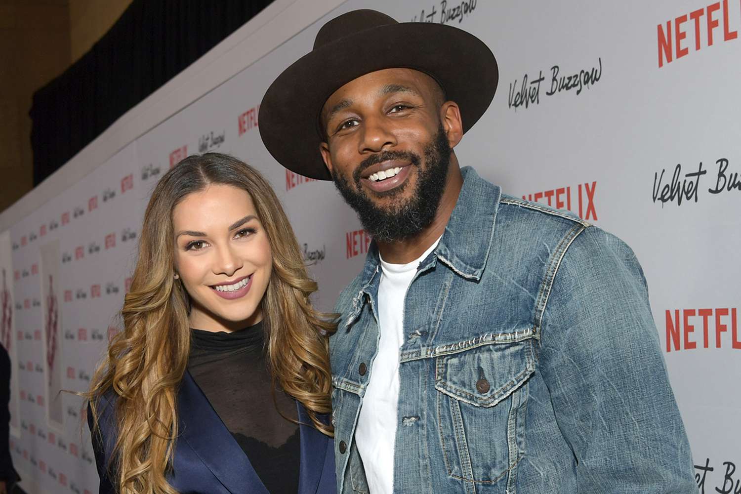 Allison Holker and Stephen Boss attend the Los Angeles premiere screening of "Velvet Buzzsaw" 