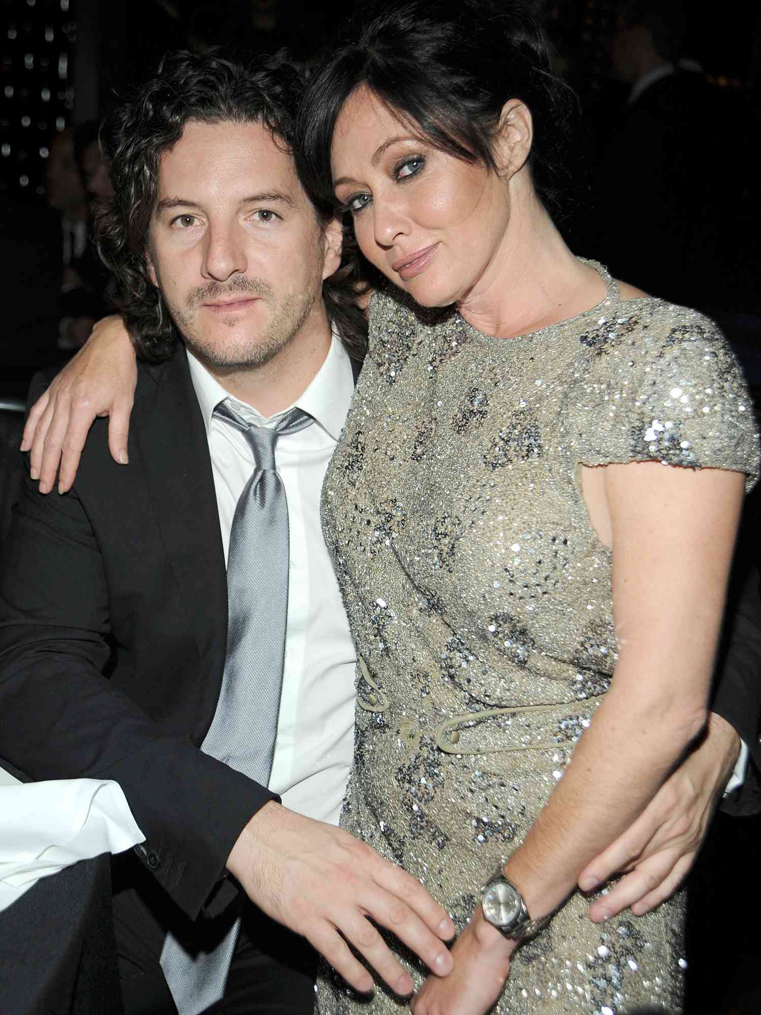 Kurt Iswarienko and Shannen Doherty attend the GQ Gentlemen's Ball on October 27, 2010 in New York City. 