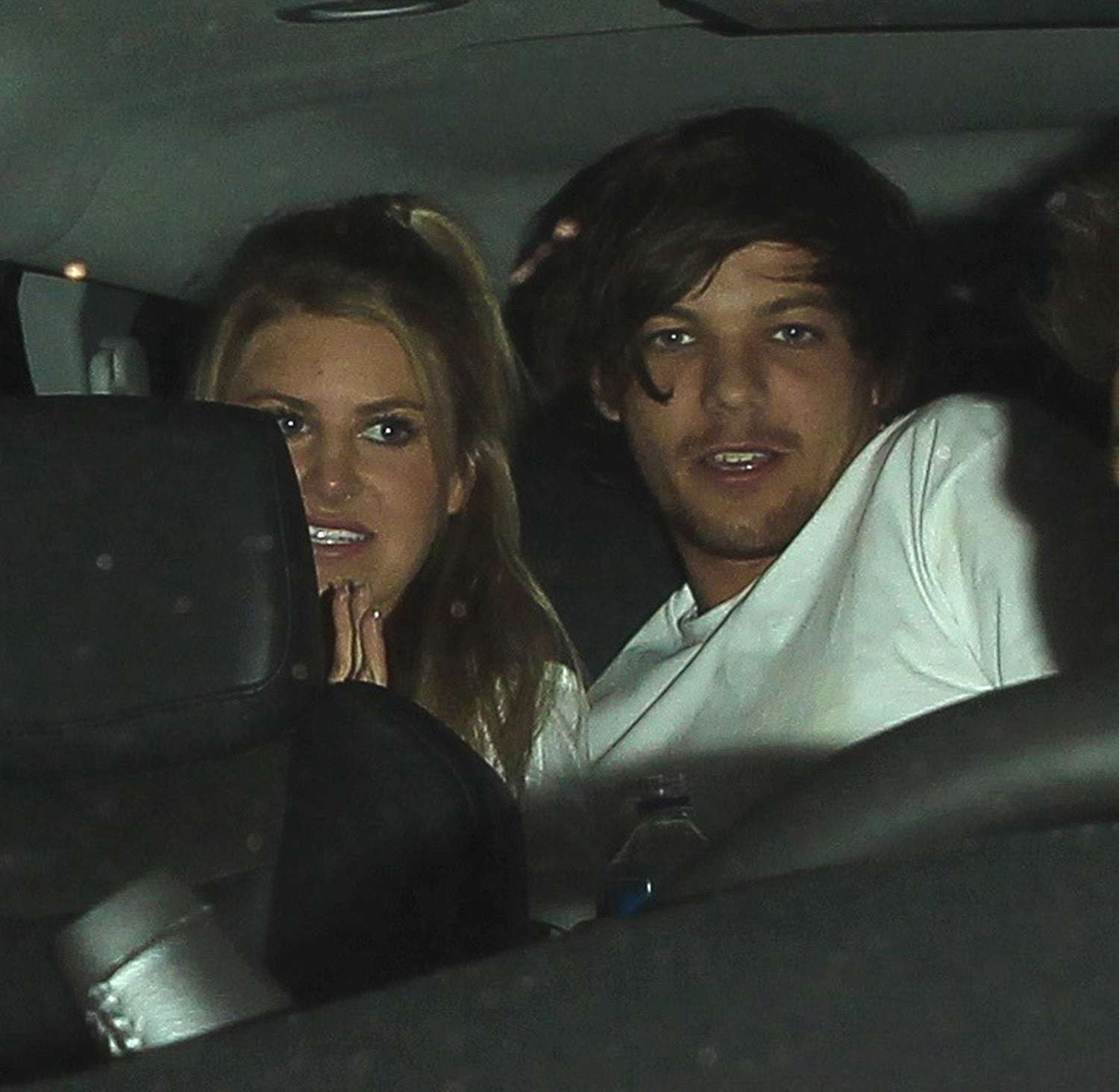 Louis Tomlinson from One Direction party at Project Los Angeles