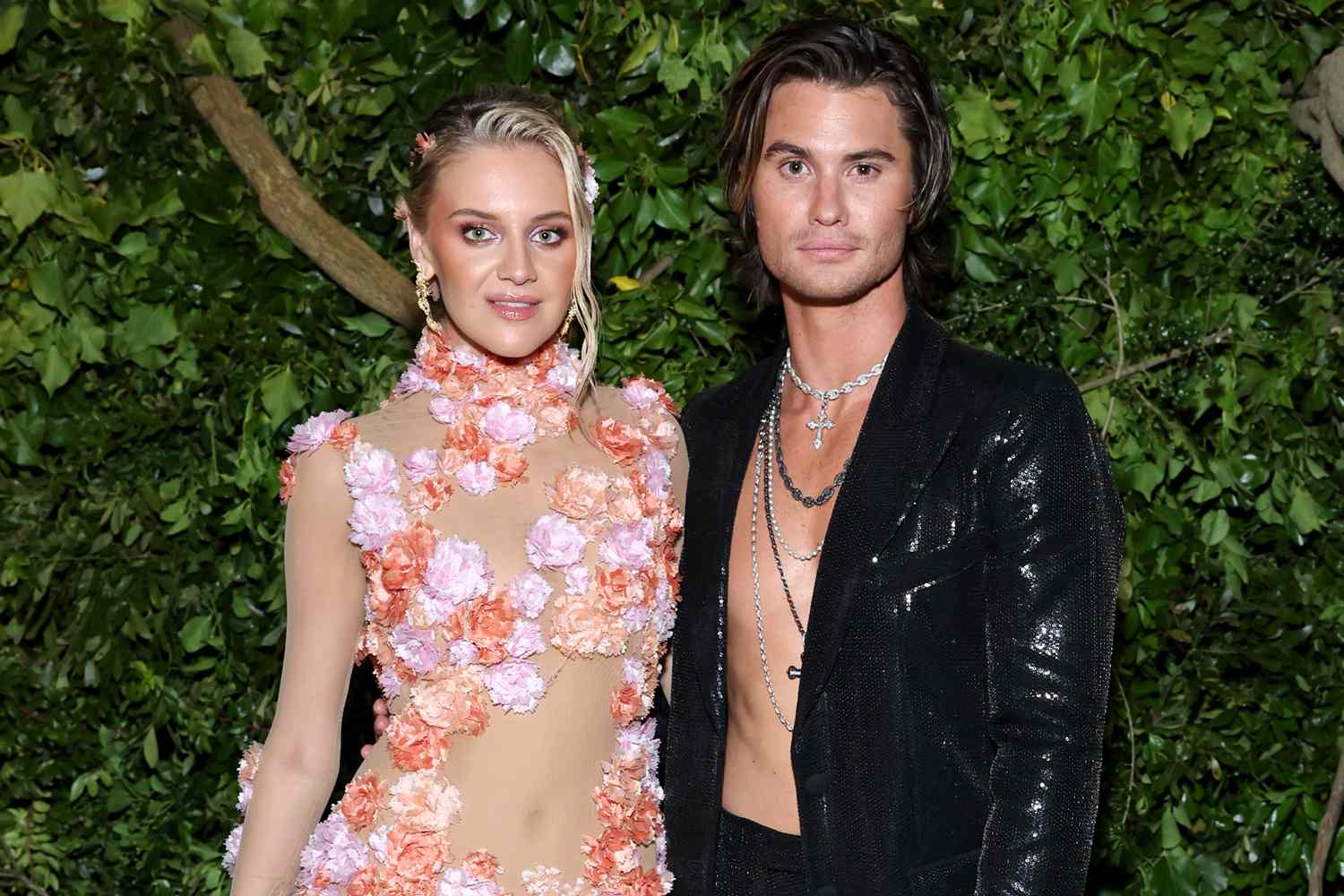 Kelsea Ballerini and Chase Stokes attend The 2024 Met Gala Celebrating "Sleeping Beauties: Reawakening 