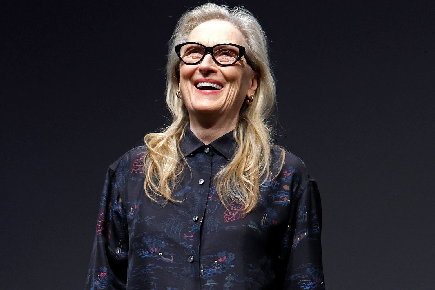 Meryl Streep attends a rendez-vous with Meryl Streep at the 77th annual Cannes Film Festival at Palais des Festivals 