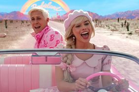 RYAN GOSLING as Ken and MARGOT ROBBIE as Barbie