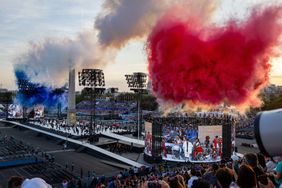 28 August 2024, France, Paris: Paralympics, Paris 2024, opening ceremony, Place de la Concorde. The opening ceremony of the Paralympic Summer Games begins with a dance and music show.