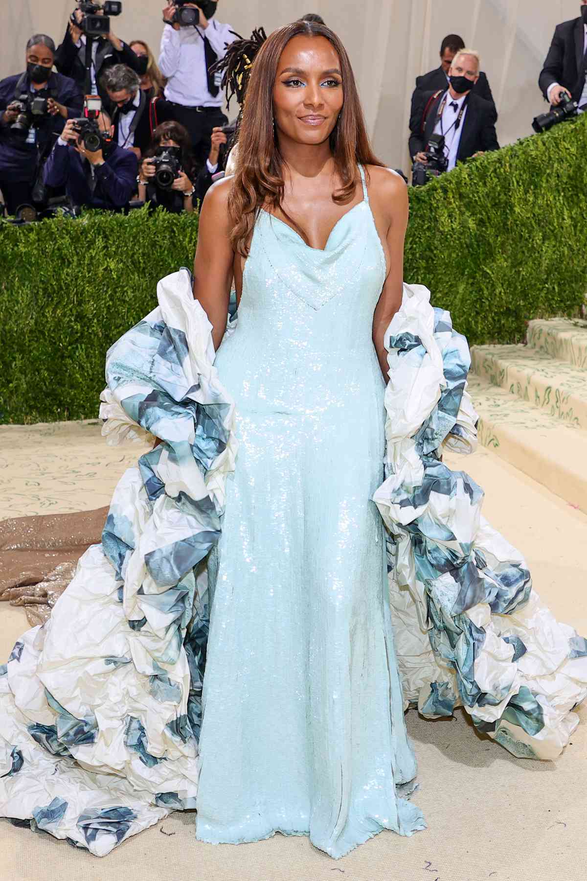 Janet Mock attends The 2021 Met Gala Celebrating In America: A Lexicon Of Fashion at Metropolitan Museum of Art on September 13, 2021 in New York City.