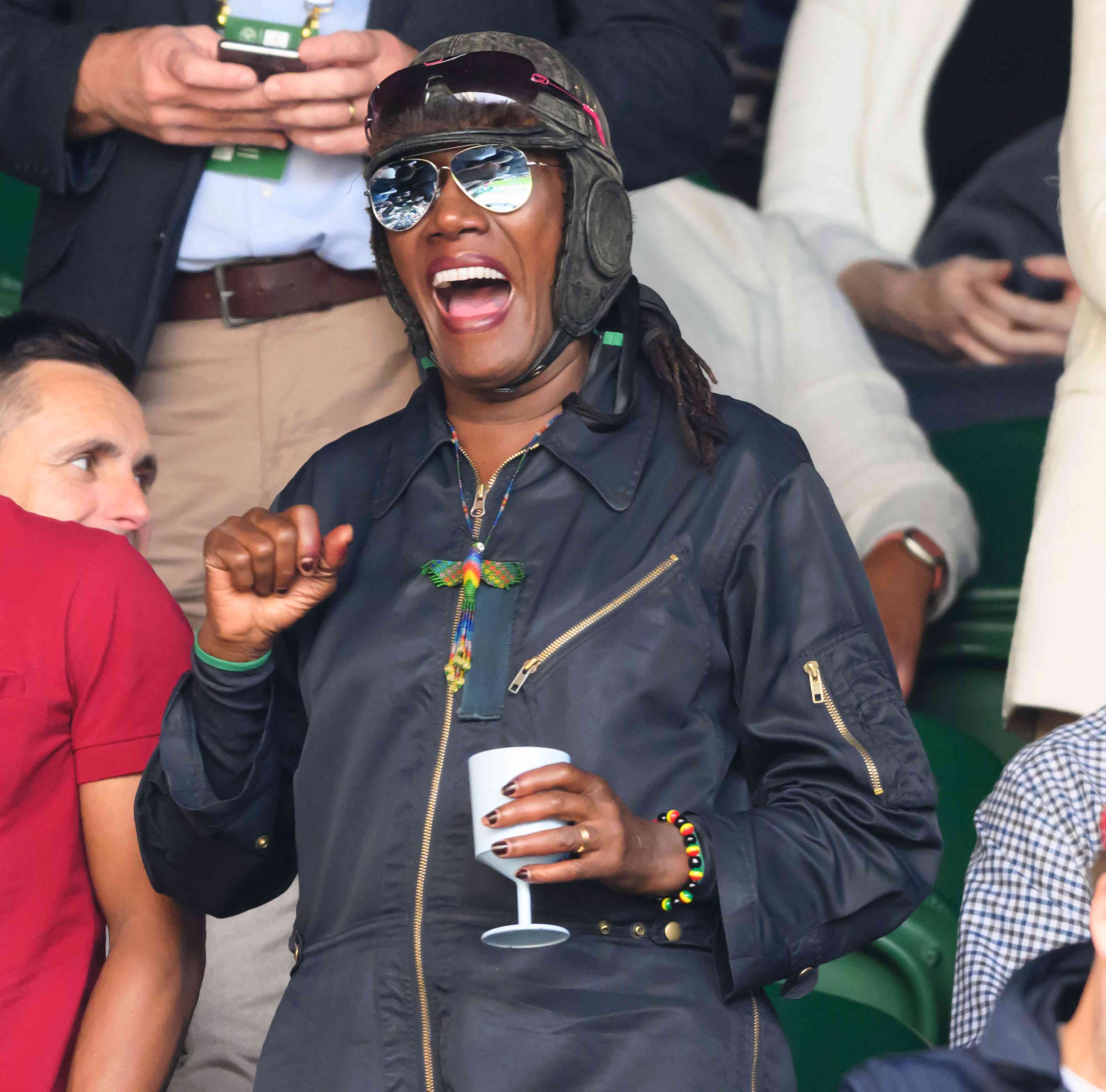 Grace Jones wimbledon 07 02 24