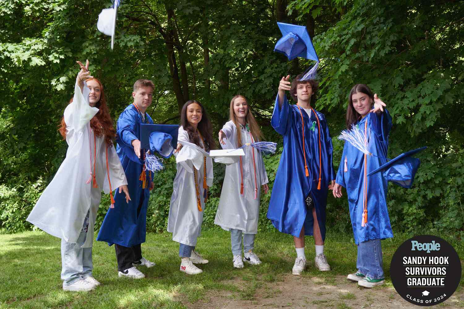 June 10, 2024: Sandy Hook survivors are set to graduate from Newtown High school. Fairfield Hills Park 