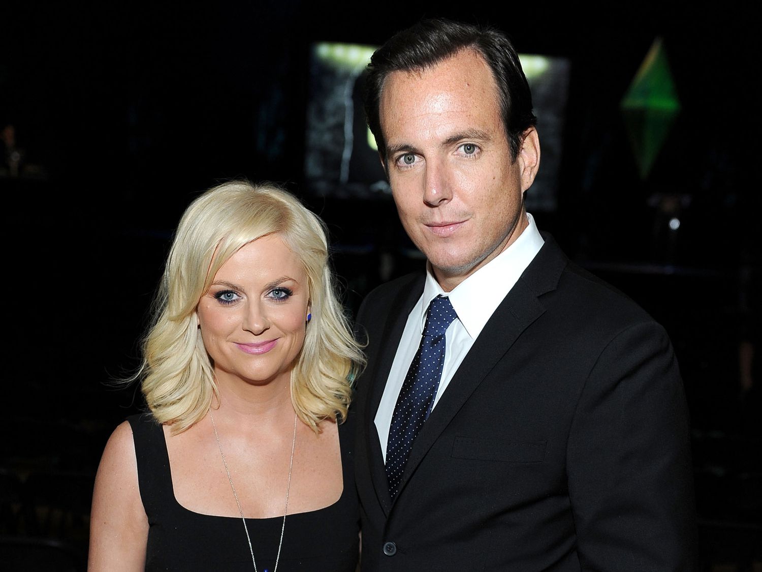 Amy Poehler and Will Arnett pose in the VIP Lounge at Variety's Power of Comedy Presented By The Sims 3 Benefiting The Noreen Fraser Foundation at Hollywood Palladium on November 19, 2011 in Hollywood, California