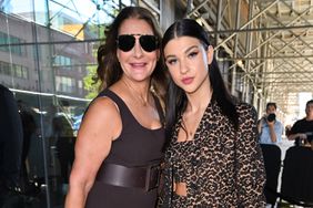 Melinda French Gates and Phoebe Adele Gates leave Michael Kors fashion show at Highline Stages on September 14, 2022 in New York City.