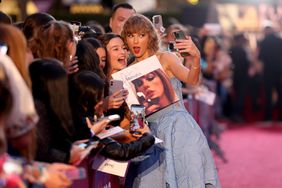 Taylor Swift attends the "Taylor Swift: The Eras Tour" Concert Movie World Premiere at AMC The Grove