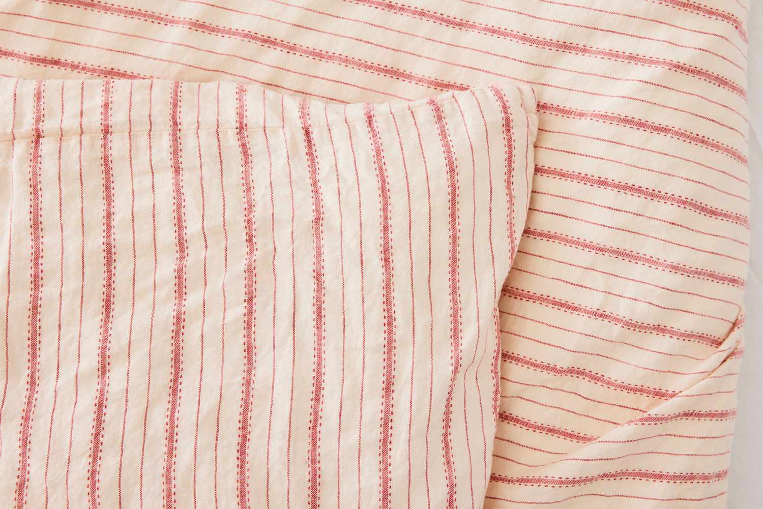 Close up of the Piglet In Bed Linen Duvet Cover