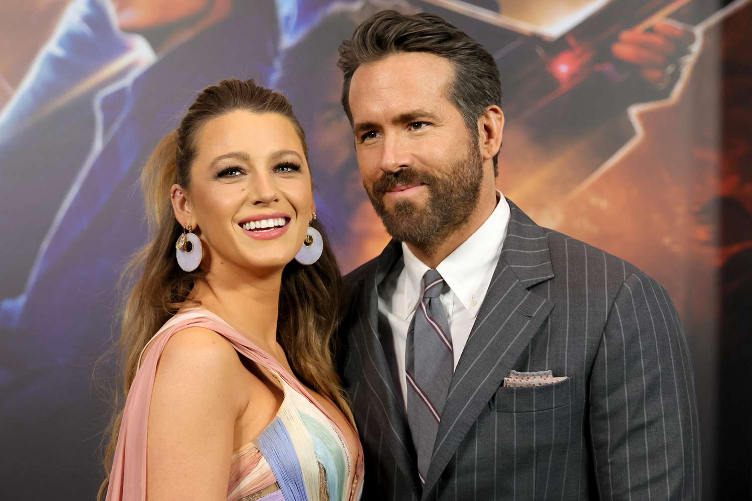 Blake Lively and Ryan Reynolds attend "The Adam Project" New York Premiere