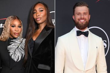 Serena Williams and Venus Williams at The 2024 ESPY Awards held at the Dolby Theatre on July 11, 2024 in Los Angeles, California. (Photo by Gilbert Flores/Variety via Getty Images)HOLLYWOOD, CALIFORNIA - JULY 11: Harrison Butker attends the 2024 ESPY Awards at Dolby Theatre on July 11, 2024 in Hollywood, California. (Photo by Kevin Mazur/Getty Images for W+P)