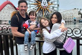 Jenna Dewan and Steve Kazee with Everly Tatum and Callum Kazee.