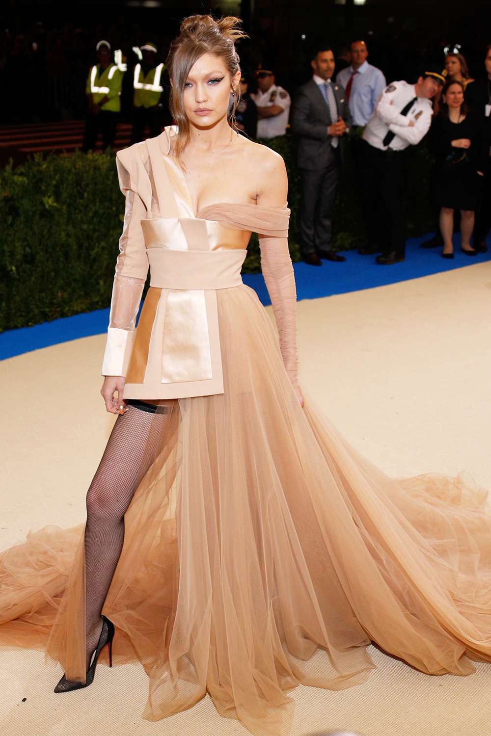 Gigi Hadid attends 'Rei Kawakubo/Comme des Garçons:Art of the In-Between' Costume Institute Gala at Metropolitan Museum of Art on May 1, 2017 in New York City