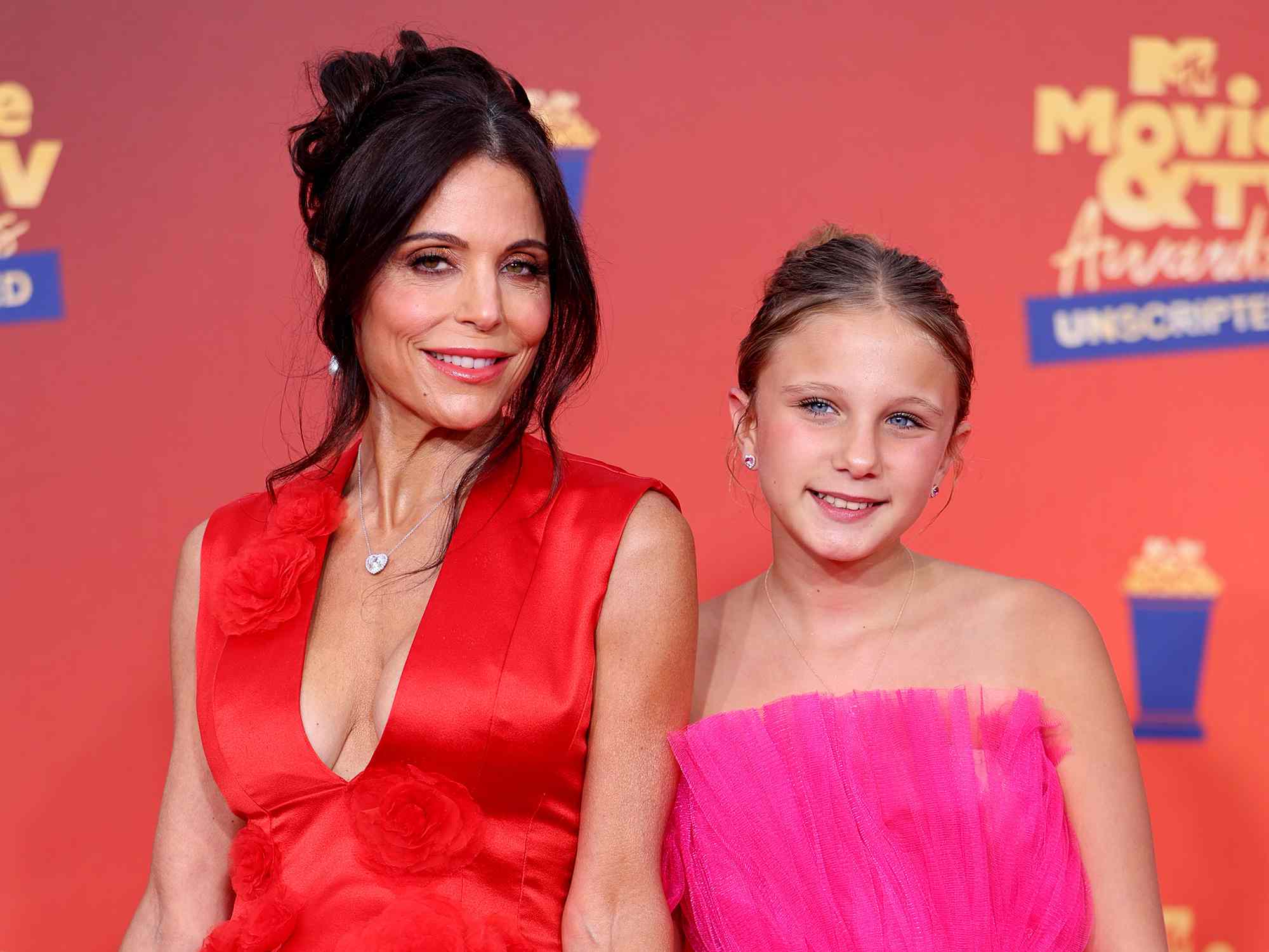 Bethenny Frankel and Bryn Hoppy attend the 2022 MTV Movie & TV Awards: UNSCRIPTED at Barker Hangar in Santa Monica, California and broadcast on June 5, 2022