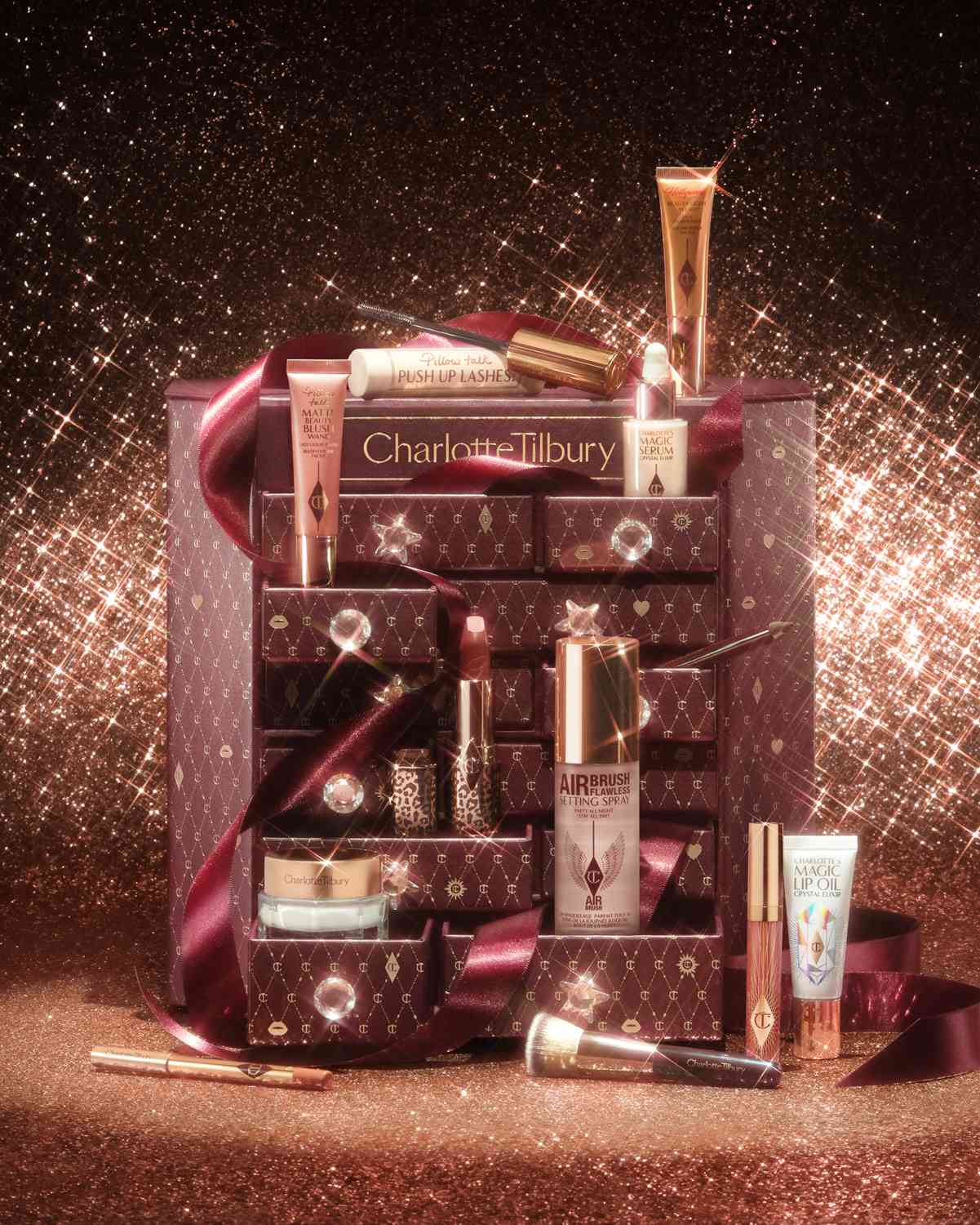 Charlotte Tilbury's new holiday campaign/ collection with Elton John, Kate Moss