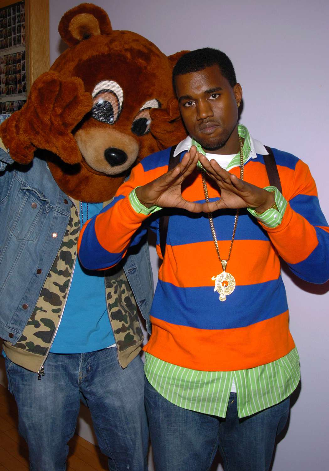 Kanye West and Drop-Out Bear