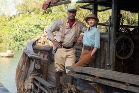 Dwayne Johnson and Emily Blunt in Jungle Cruise