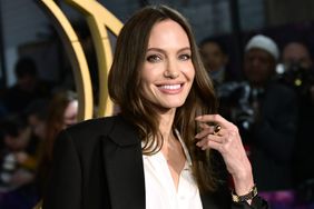 Angelina Jolie attending the UK Gala screening of Marvel Studios' "Eternals" at BFI IMAX Waterloo on October 27, 2021 in London