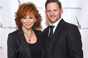 Reba McEntire and her son Shelby Blackstock attend the 2018 Nashville Songwriters Hall Of Fame Gala at Music City Center on October 28, 2018 in Nashville, Tennessee