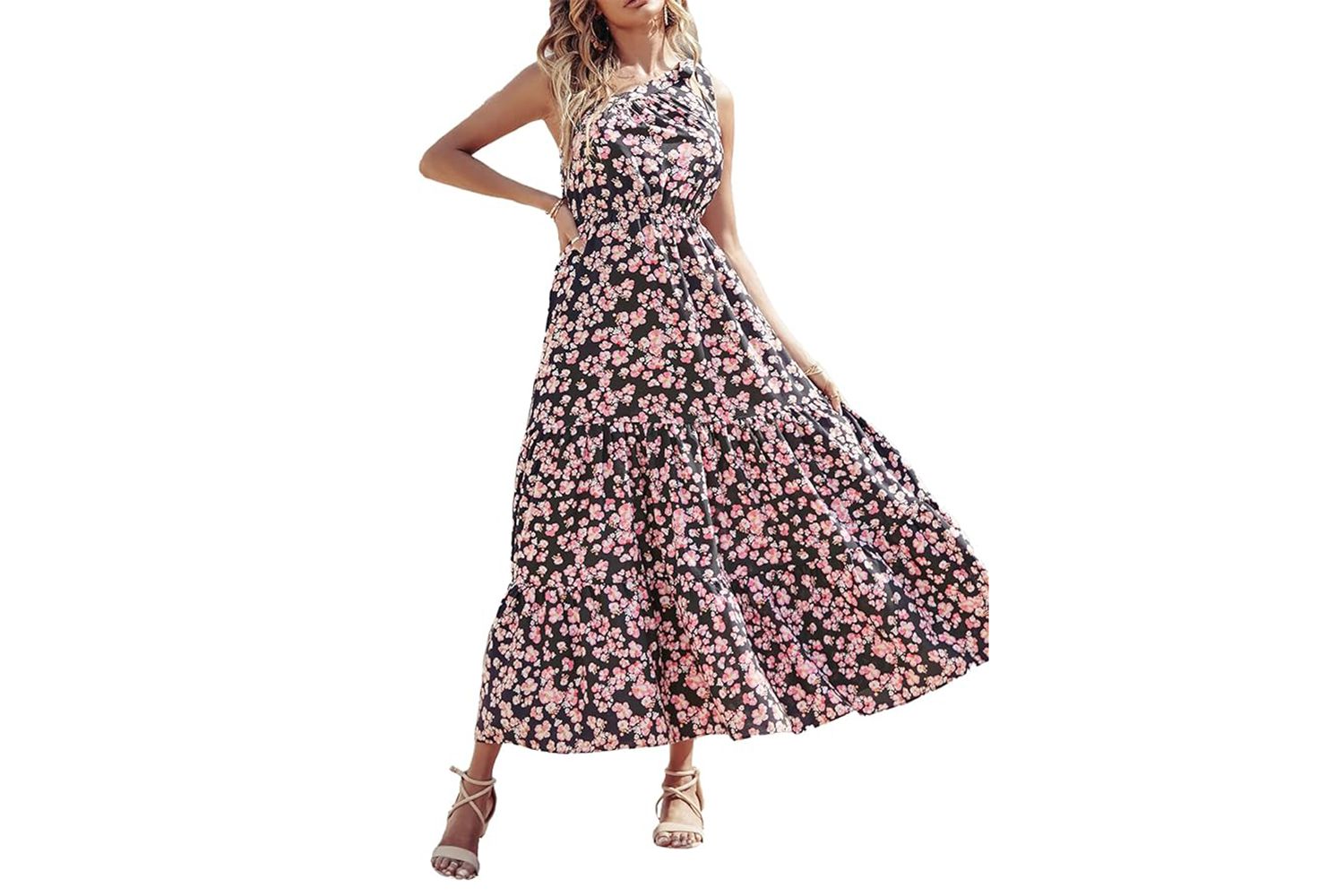 Amazon PRETTYGARDEN Women's Floral Maxi Dress