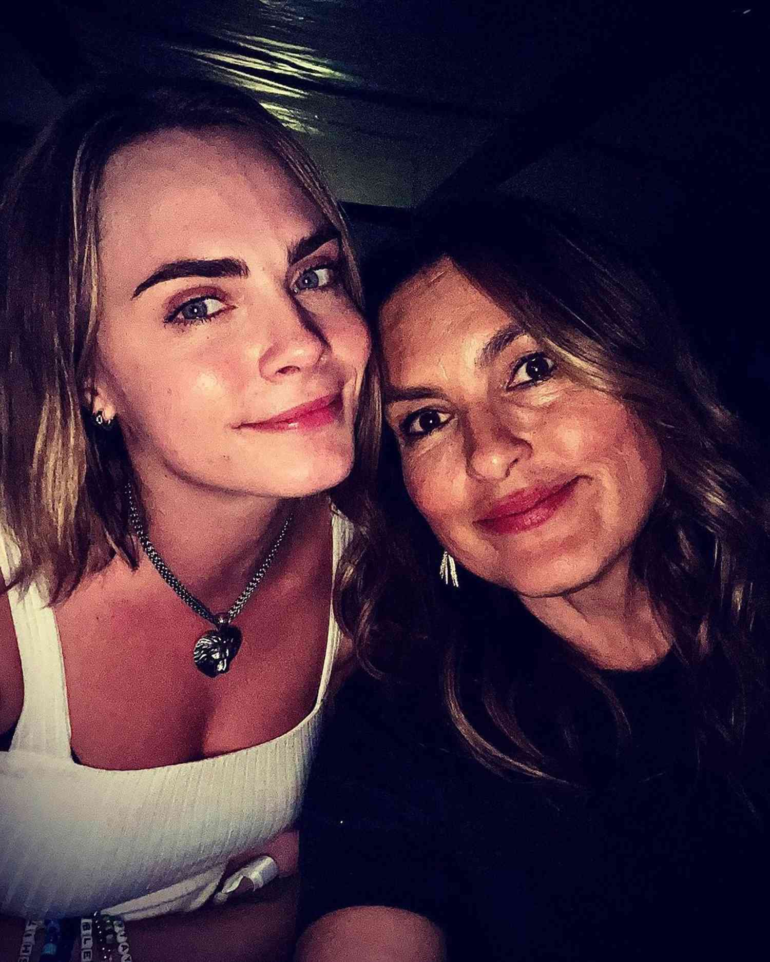 Cara Delevingne and Mariska Hargitay Taylor Swift Concert