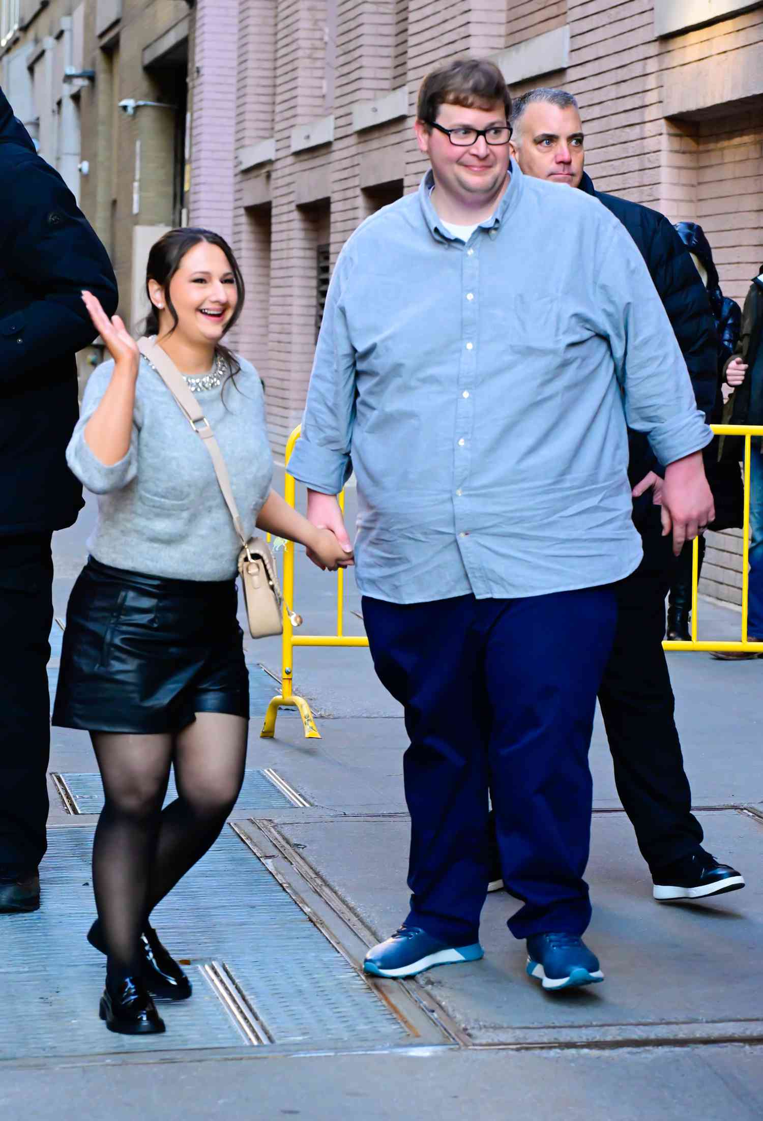 Gypsy Rose Blanchard and Ryan Scott Anderson in New York City on Jan. 5, 2024