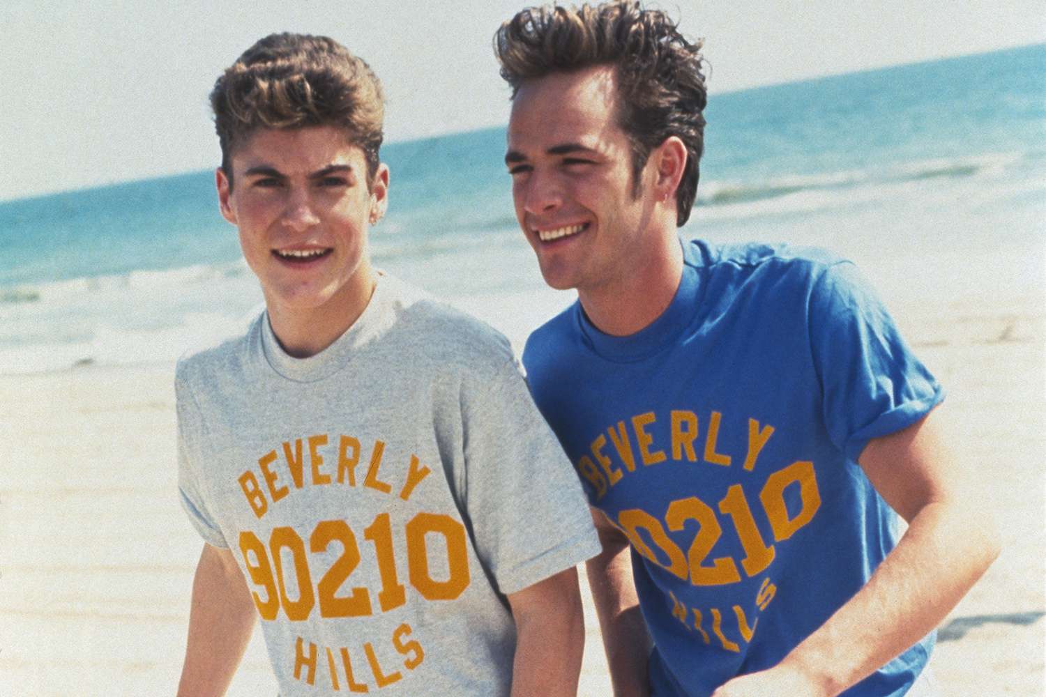 Cast of Beverly Hills, 90210 - Brian Austin Green (L) and Luke Perry