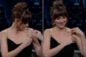 Dakota johnson dress malfunction jimmy kimmel 06 19 24