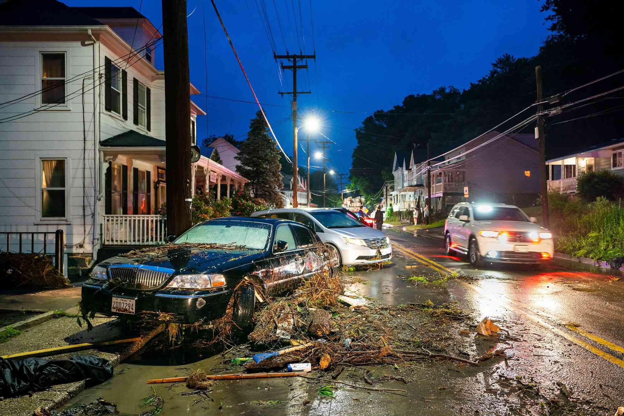 Flash floods ravage Ellicott City Maryland, USA - 27 May 2018