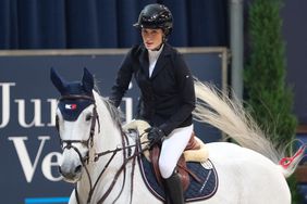 Jessica Springsteen competing 