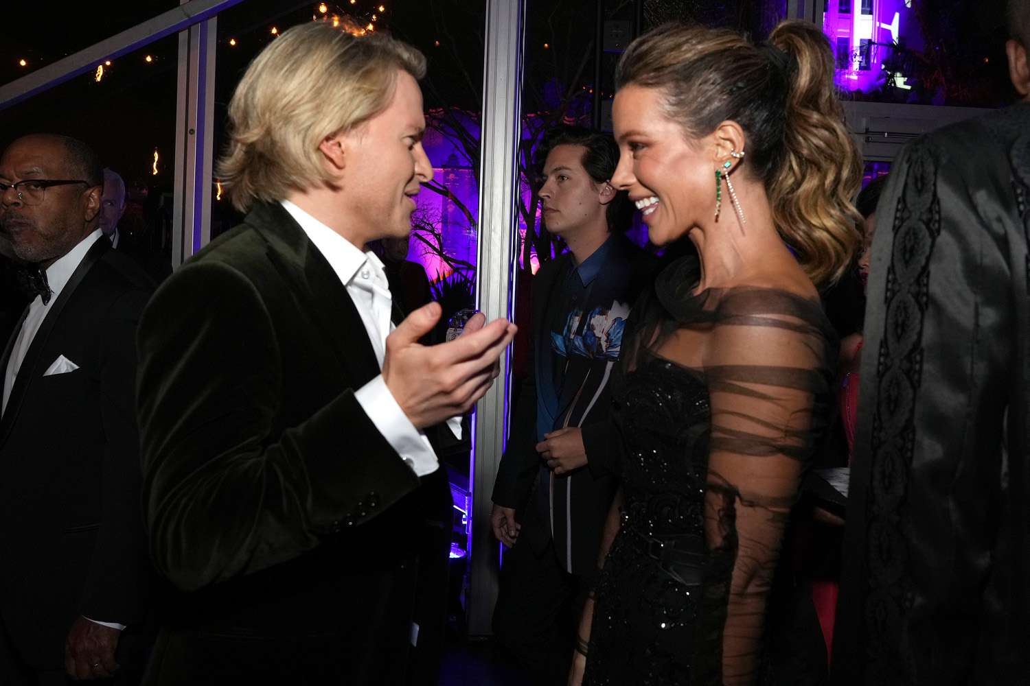 Ronan Farrow and Kate Beckinsale