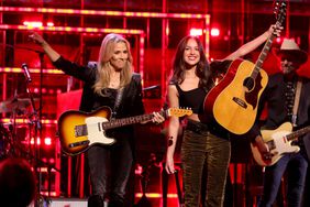 Sheryl Crow and Olivia Rodrigo perform onstage during the 38th Annual Rock & Roll Hall Of Fame Induction Ceremony at Barclays Center on November 03, 2023