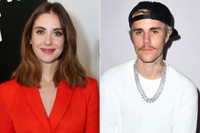 Alison brie and Justin Bieber