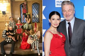 Alec Baldwin's Family Celebrates Halloween Paying Homage to Beetlejuice with All Seven Kids