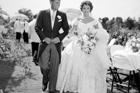 JFK and Jackie Kennedy at their wedding