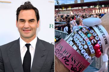 Roger Federer attends the "Federer: Twelve Final Days" Special Screening at the Odeon Luxe West End on June 13, 2024 in London, England; Roger Federer Brings Kids to Eras Tour