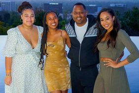 Martin Lawrence and his daughters