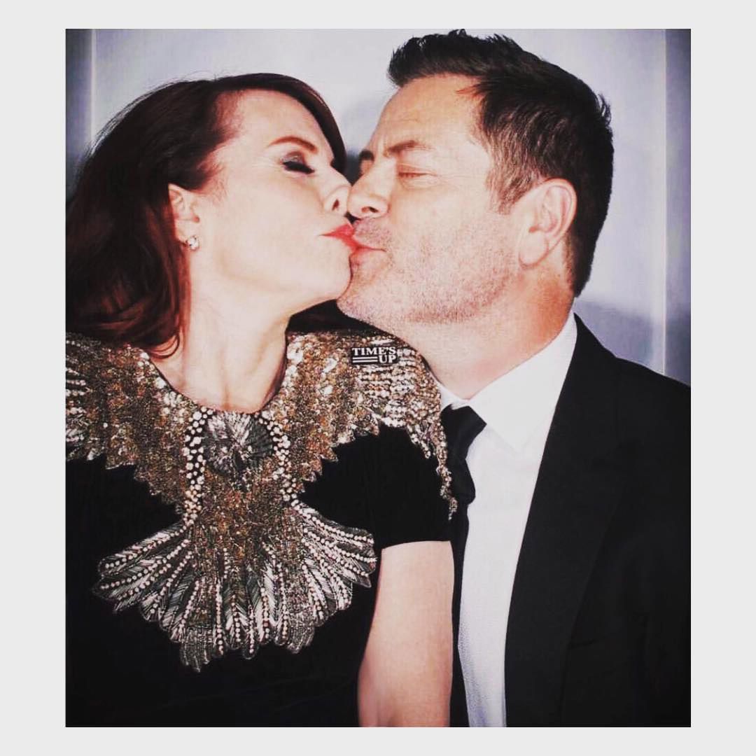 Megan Mullally and Nick Offerman