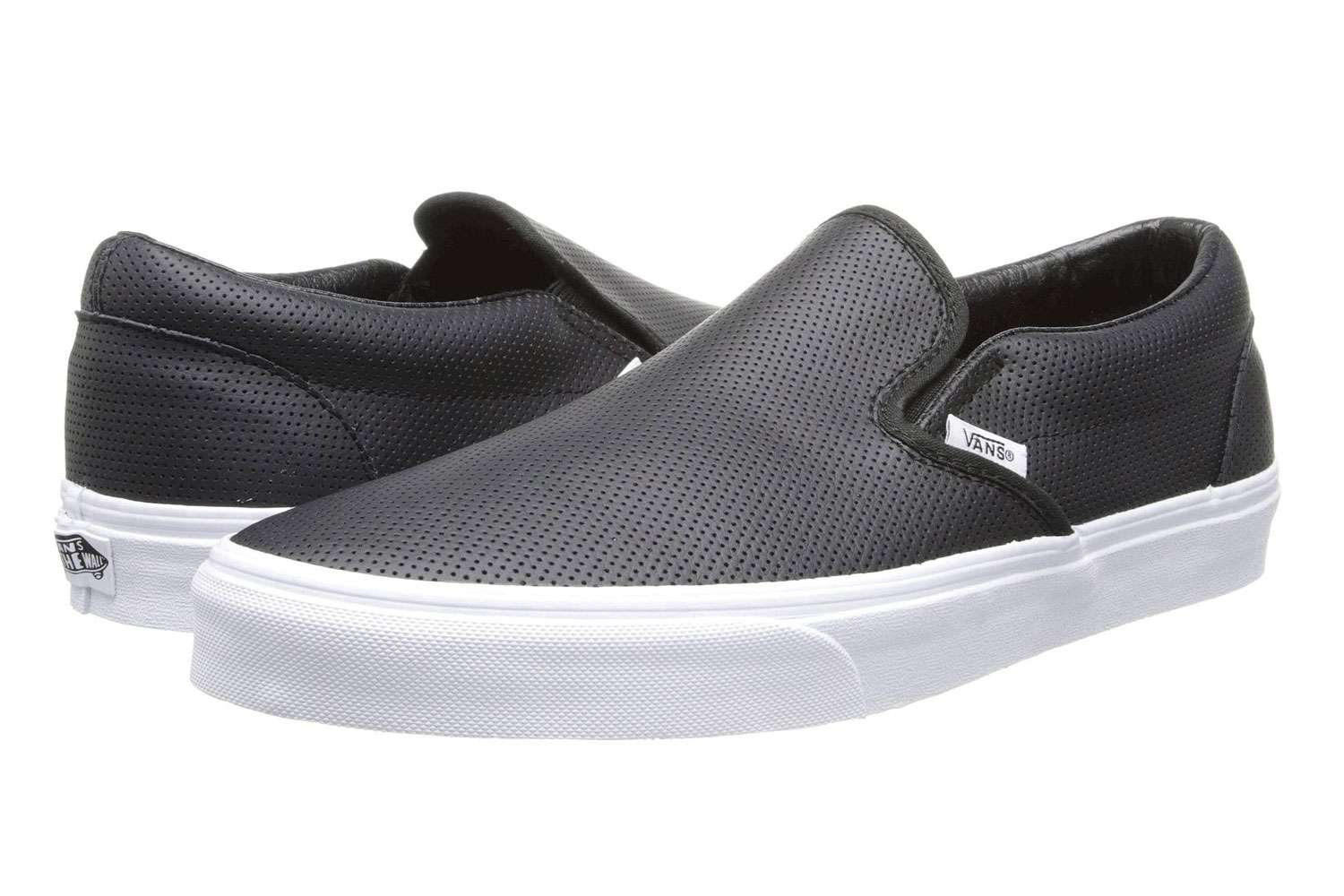 Vans Leather Slip-Ons