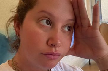 Pregnant Ashley Tisdale Shares Relatable Third Trimester Post.