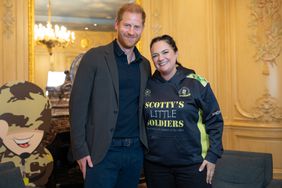 Prince Harry, The Duke of Sussex and Scotty's Little Soldiers Founder Nikki Scott 