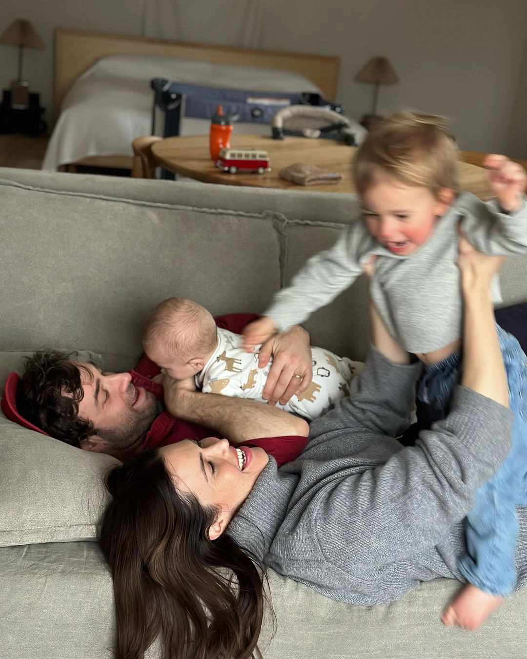 Mandy Moore, husband Talor and their two kids