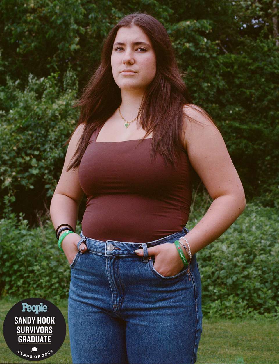 Newtown, June 10, 2024: Sandy Hook survivors are set to graduate from Newtown High school. Fairfield Hills Park Emma Ehrens