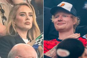 Adele, Ed Sheeran england soccer match