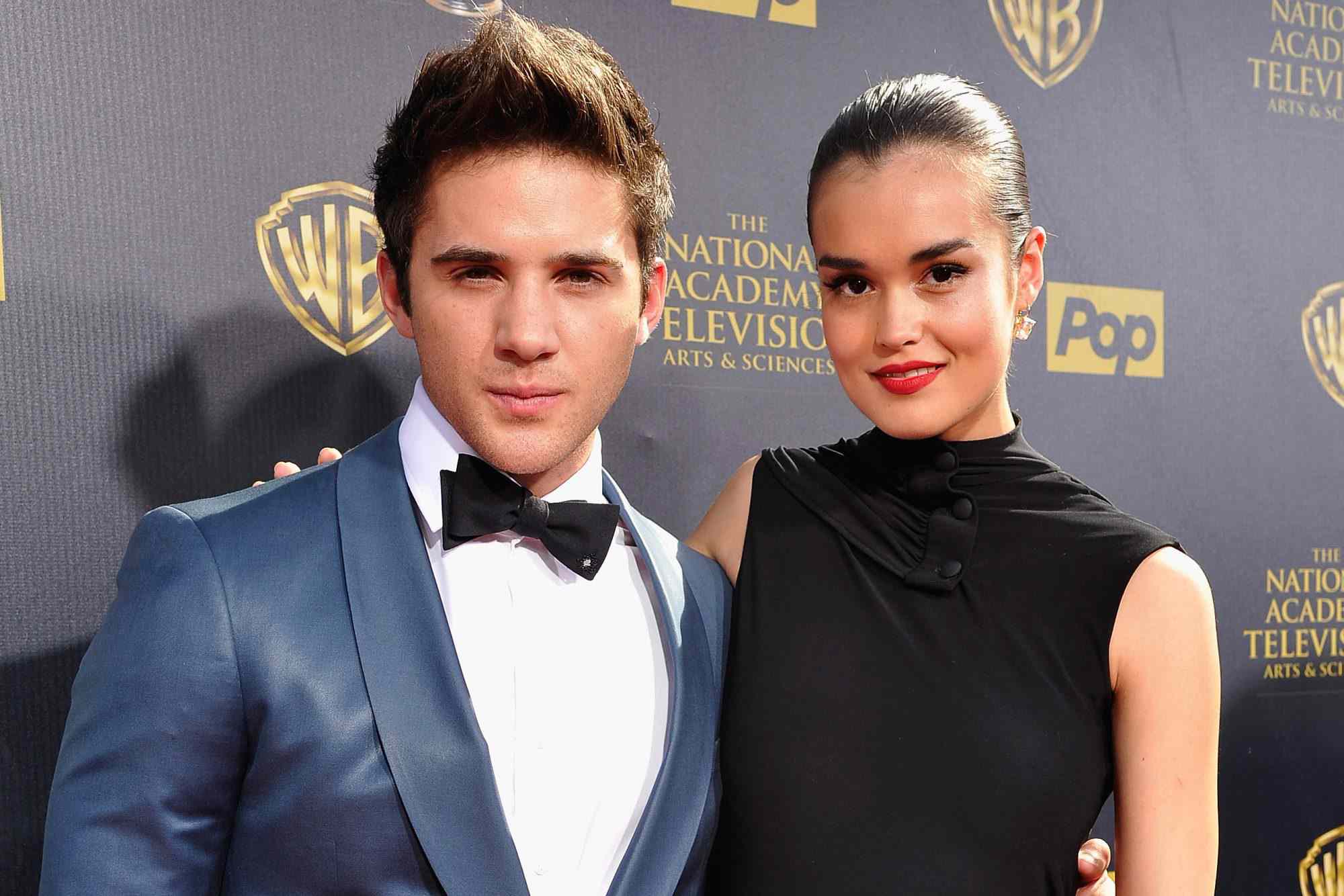 BURBANK, CA - APRIL 26: Actors Casey Moss (L) and True O'Brien attend The 42nd Annual Daytime Emmy Awards at Warner Bros. Studios on April 26, 2015 in Burbank, California. (Photo by John Sciulli/Getty Images for NATAS)