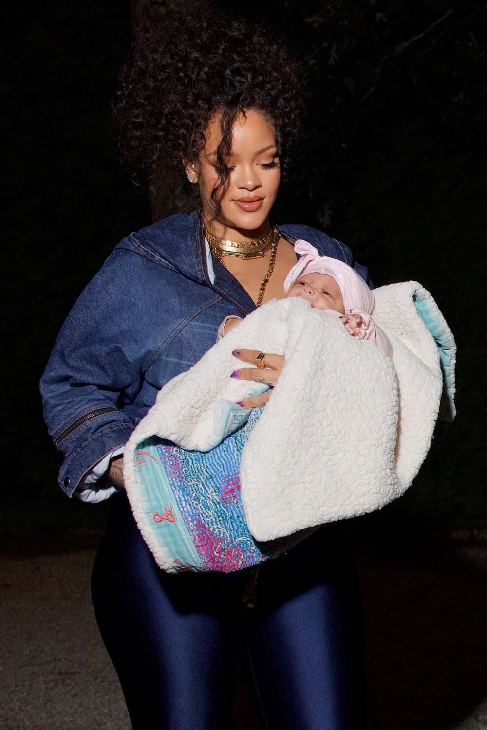 Rihanna and ASAP Rocky are sharing with the world an intimate photoshoot along with their newborn son, Riot Rose