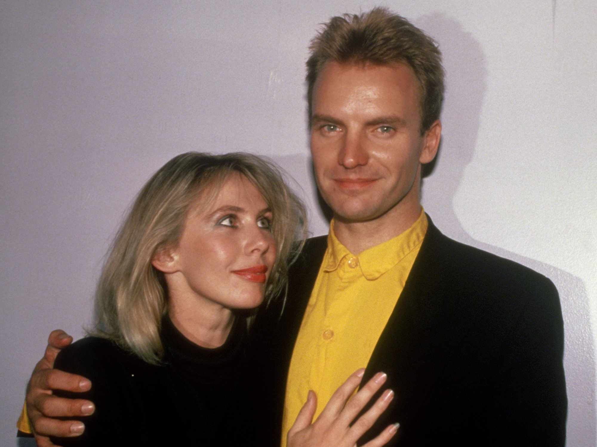 Sting and Trudie Styler circa 1985 in New York City