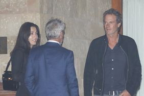 Sean Penn spotted exiting Soho House in Malibu with stunning girlfriend Olga Korotyayeva and Rande Gerber after dinner.